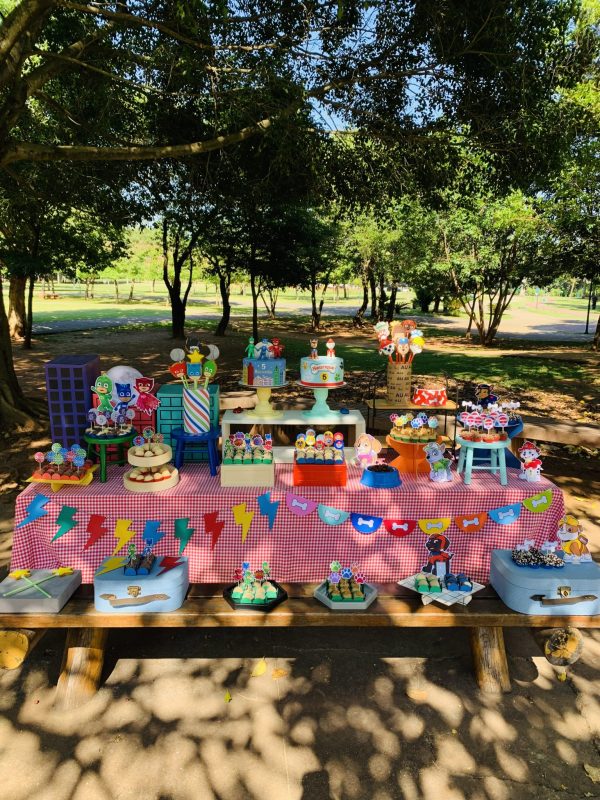 Picnic Patrulha Canina e PJ Masks